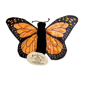 Vintage Folkmanis Monarch Butterfly Puppet with Tags